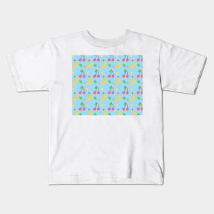 Skinny Cherry Banana Smoothie Kids T-Shirt